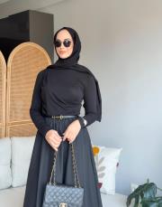 penye poplin elbise 2