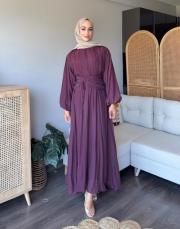 korsajlı vual elbise