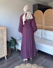 korsajlı vual elbise 2