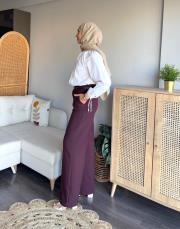 çift kemerli pantolon 4