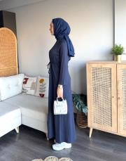 kuşaklı oysho elbise 2