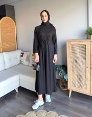 kuşaklı oysho elbise 2